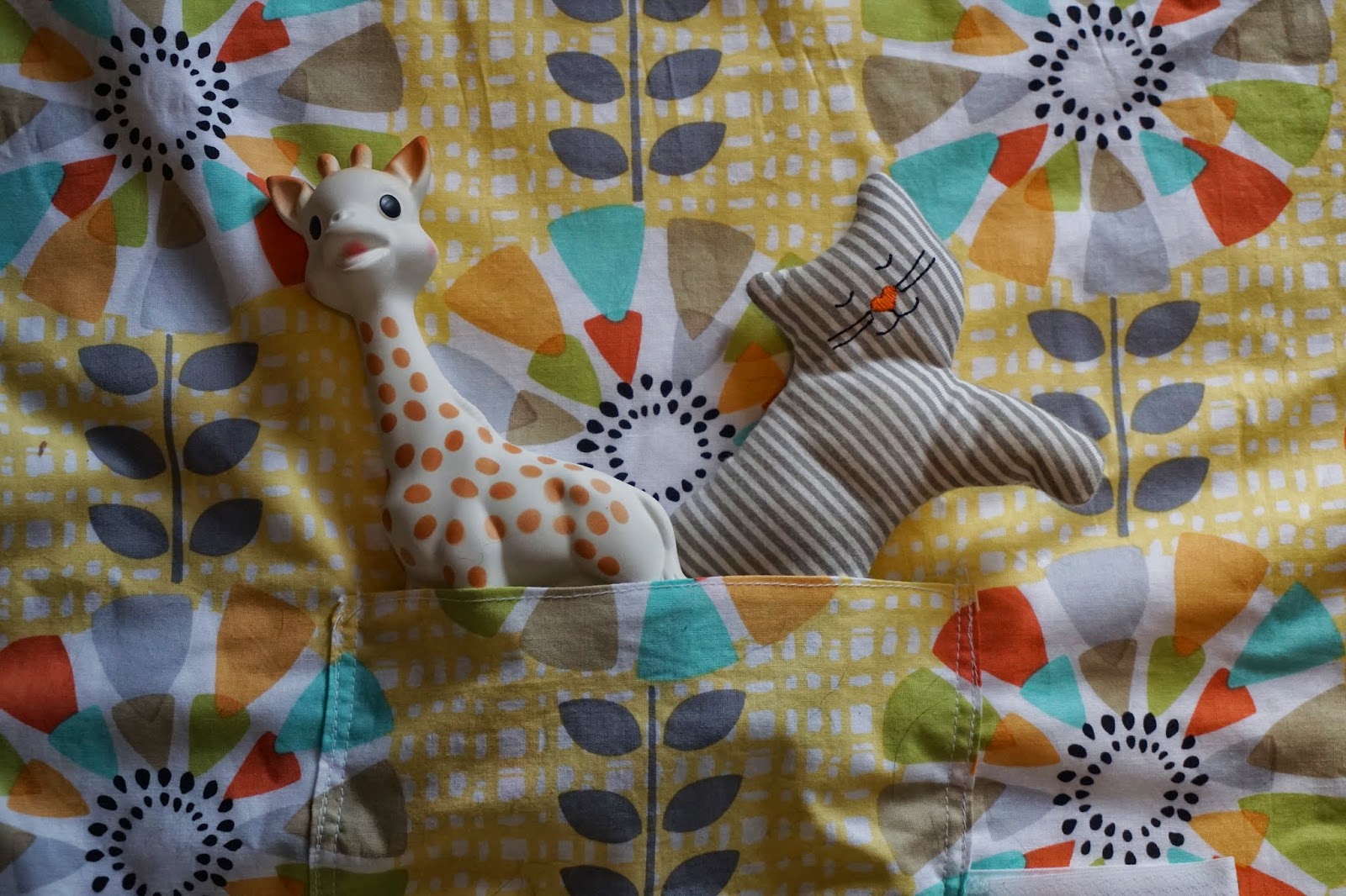 Miss French Fry Makes Art Baby Blankets.