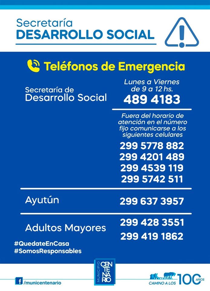 TELÉFONOS DE EMERGENCIA