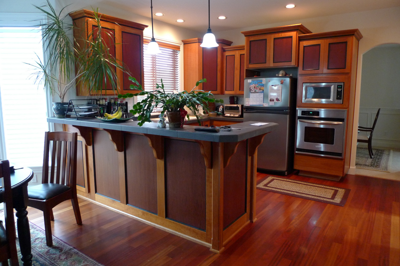 Removing kitchen cabinets Craftsman Mission Style Kitchen Cabinets