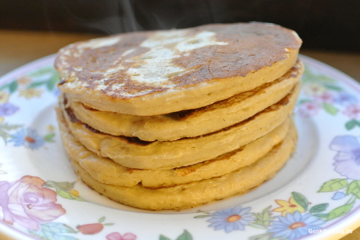 Haferbrei-Pfannkuchen Rezept für Hunde Haferbrei-Pfannkuchen Rezept für Hunde