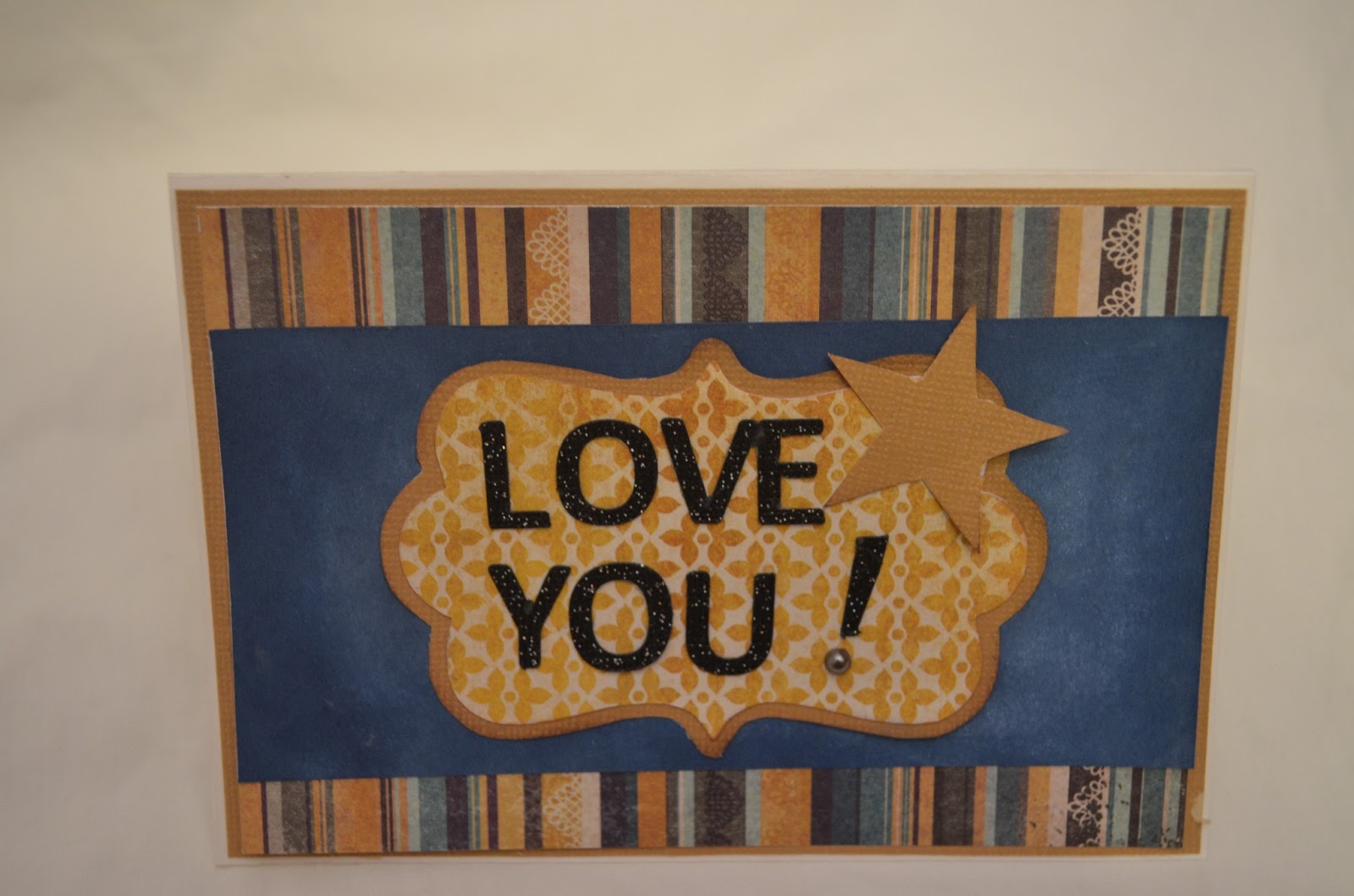 Erica Scrappin Scrapbook Masculine Card / Tarjeta Scrapbook para Hombre