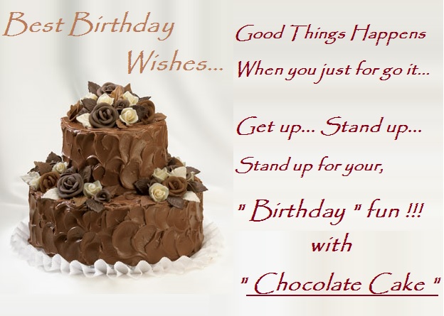 Chocolate Cake : Happy Birthday Cards, Birthday Images ...