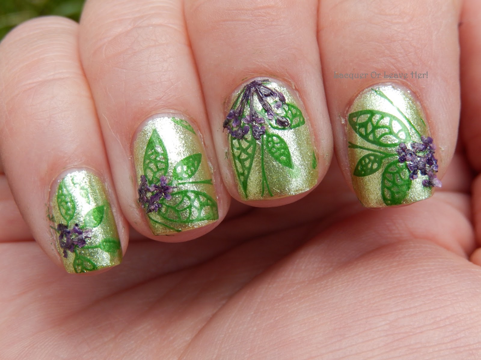 Lacquer or Leave Her! Before & After Inspired by nature