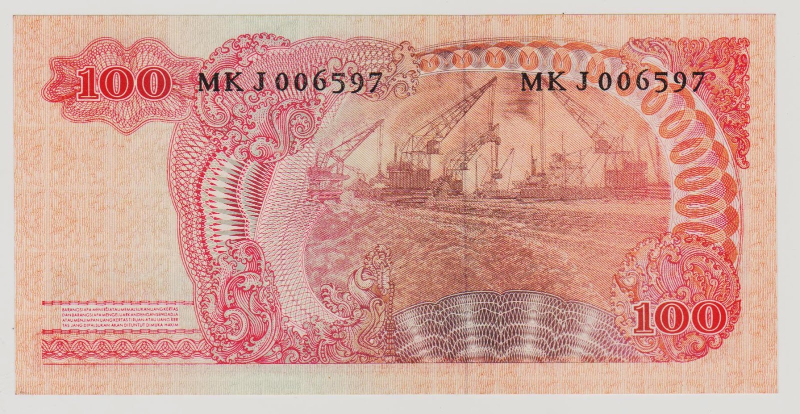 uang kuno Seri Soedirman tahun 1968 Pecahan 100 rupiah uang kuno Seri Soedirman tahun 1968 Pecahan 100 rupiah