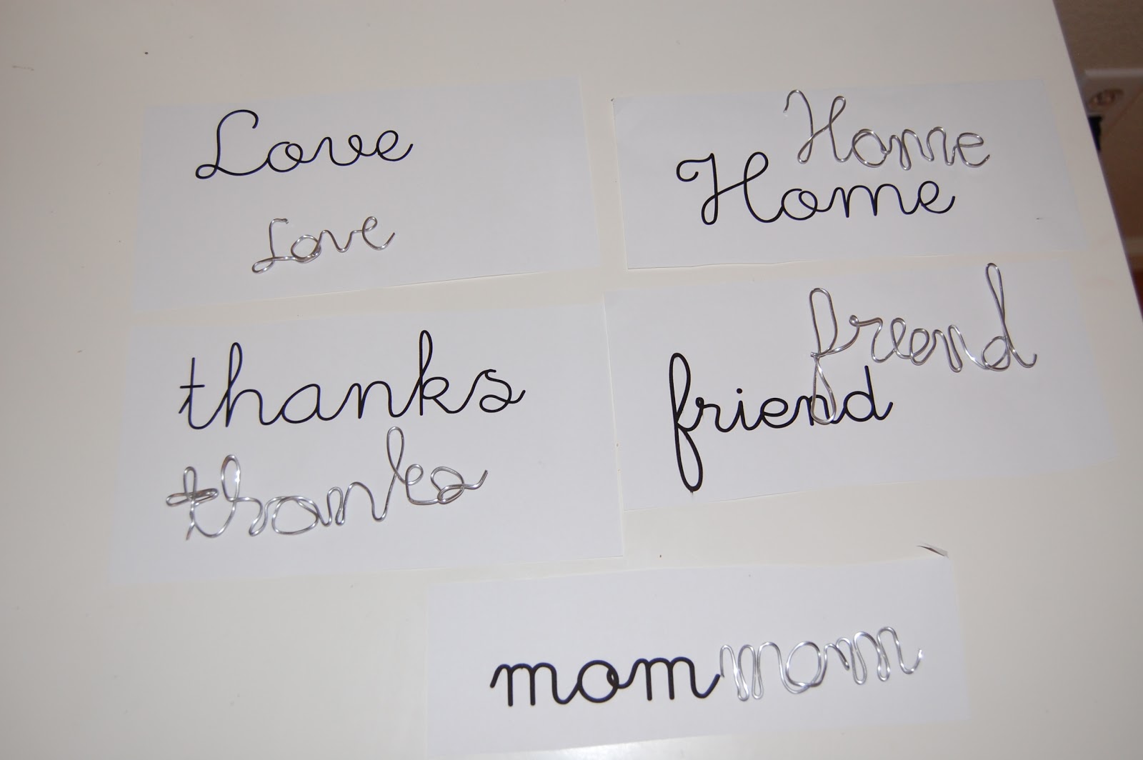 Penny Pinching Design Wire Words