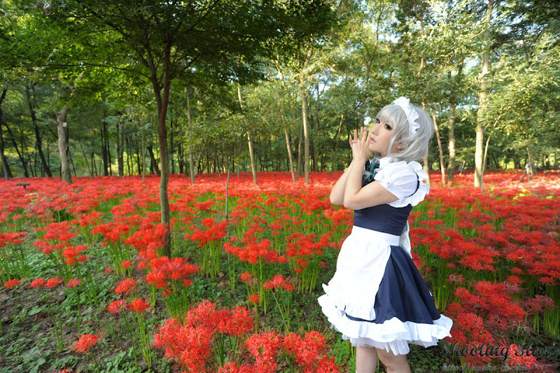 CosRain.Com Sakuya＇s COSPLAY - The Touhou Project