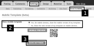 create mobile friendly blogger blog