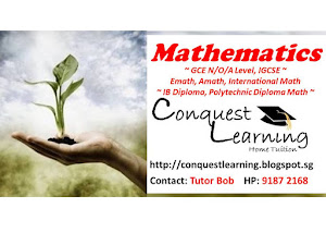 Conquest Mathematics<br>Call Tutor Bob 9187-2168