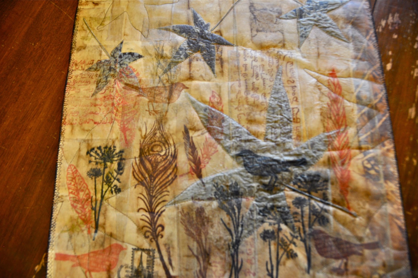 LuAnn Kessi Tea Bag Quilt.....Class Sample