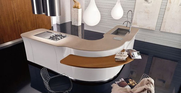 Hogares Frescos: 30 Diseños de Cocina con Islas Añadiendo un toque