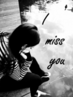 Wallpaper collection Romantic Love couple kissing: Wallpaper I Miss You