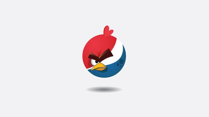 Bagaimana Jika Logo-Logo Terkenal Diubah Menjadi Angry Birds?