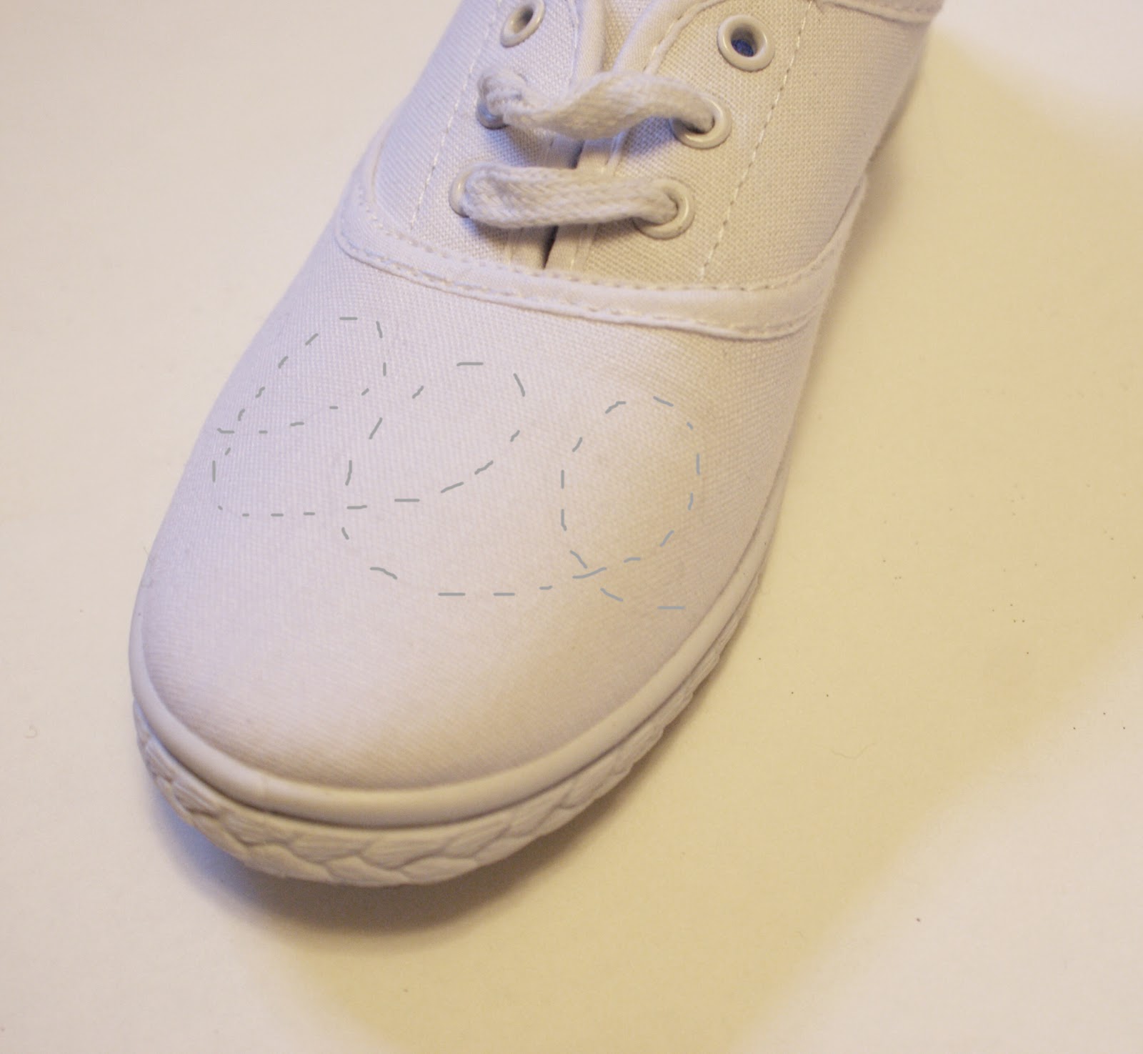 Vivid Please DIY How To Customise Canvas Shoes