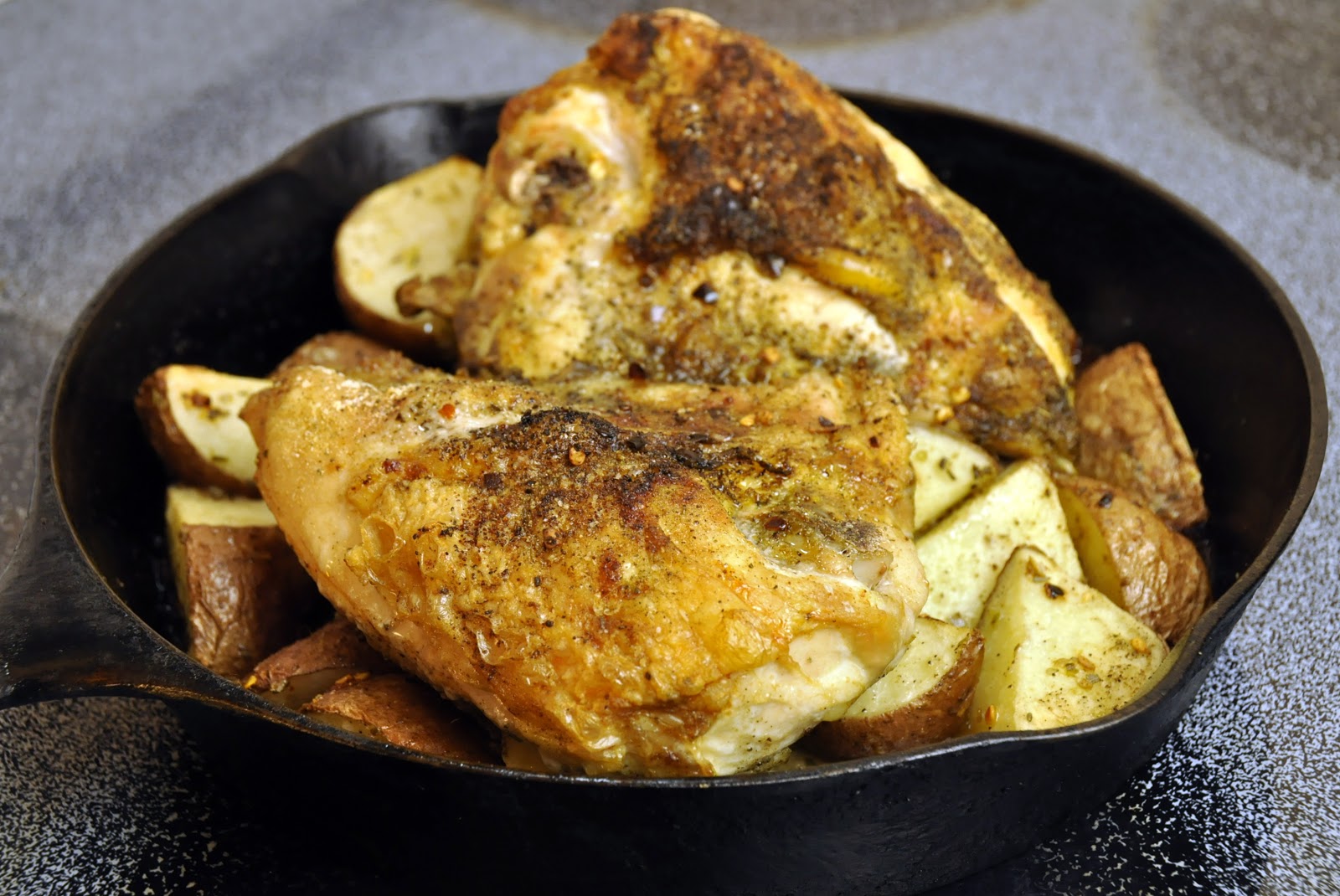 Sole Foodie Oven Skillet Split Chicken Breast and Red Potatoes