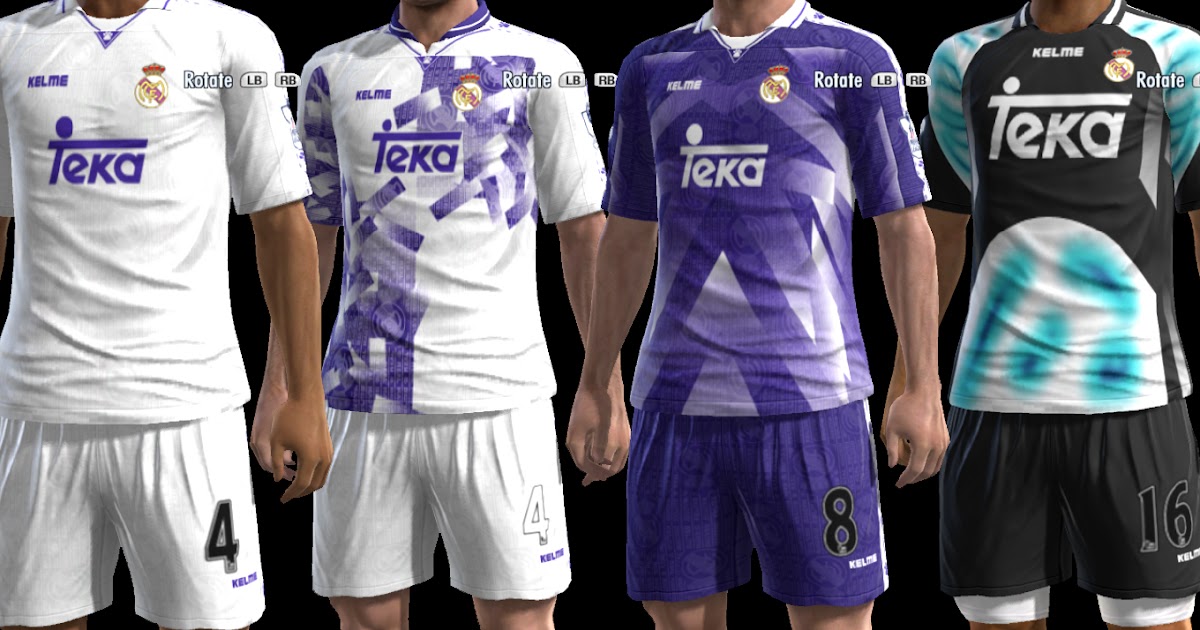 real madrid old kits