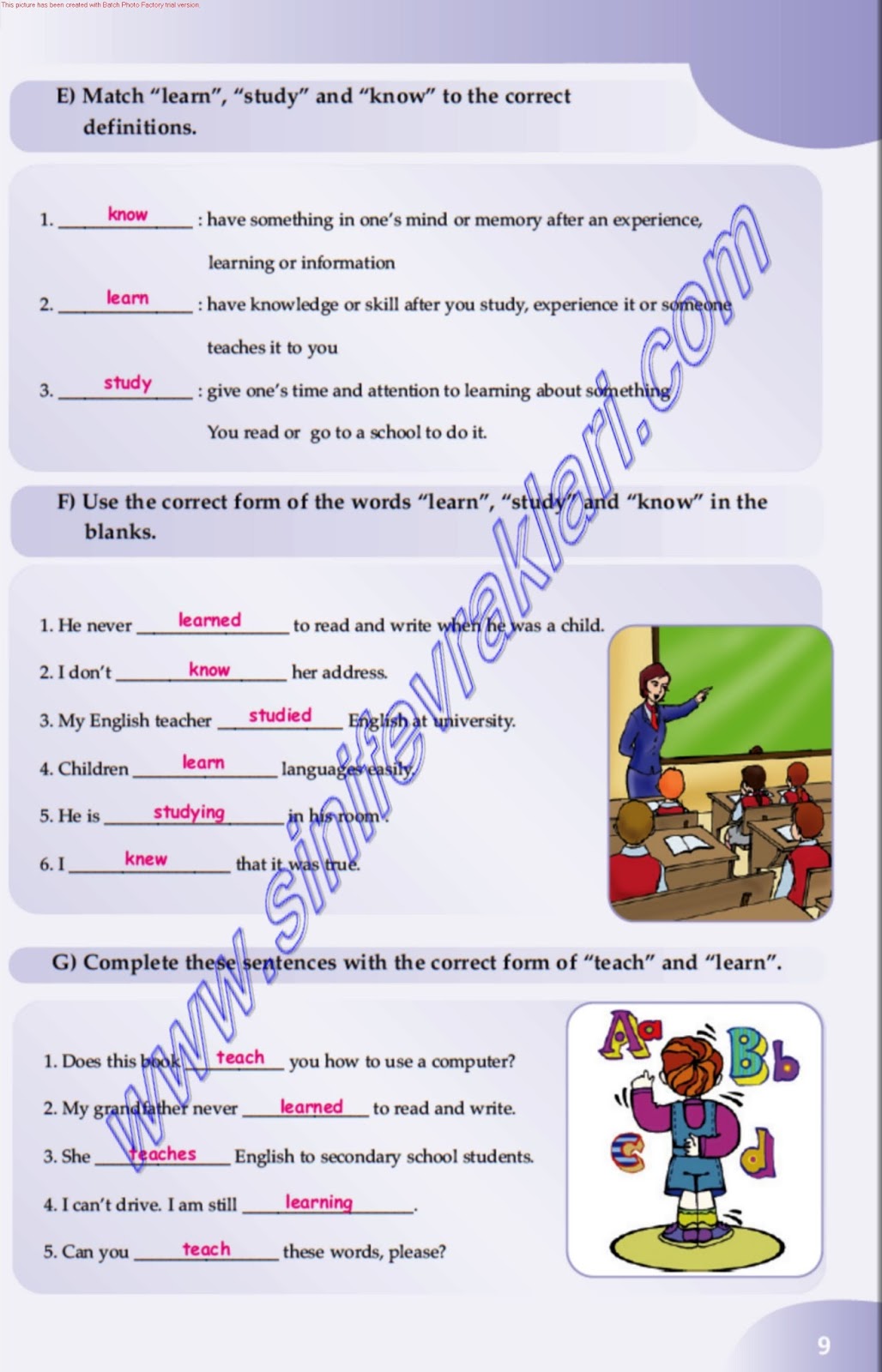 8. SINIF İNGİLİZCE DERSİ PASİFİK YAYINLARI ÖĞRENCİ ÇALIŞMA KİTABI