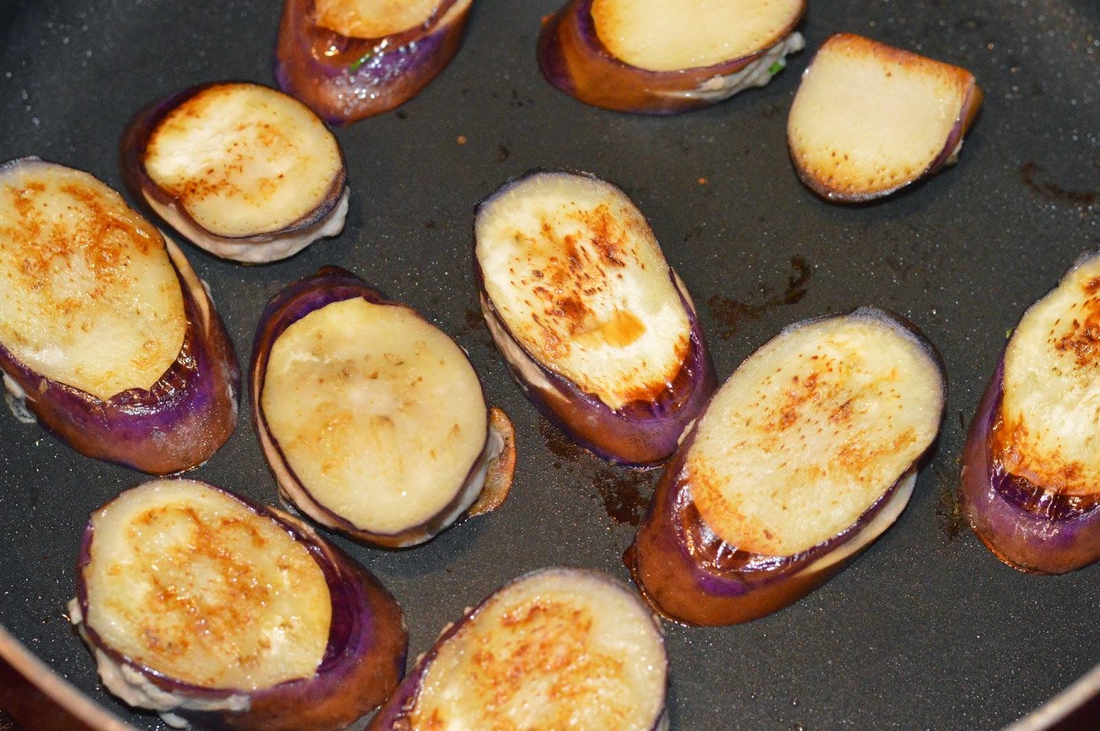 DimSumptuous Chinese Stuffed Eggplant 煎釀茄子