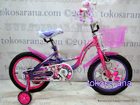 Sepeda Anak Wimcycle Glitter 16 Inci