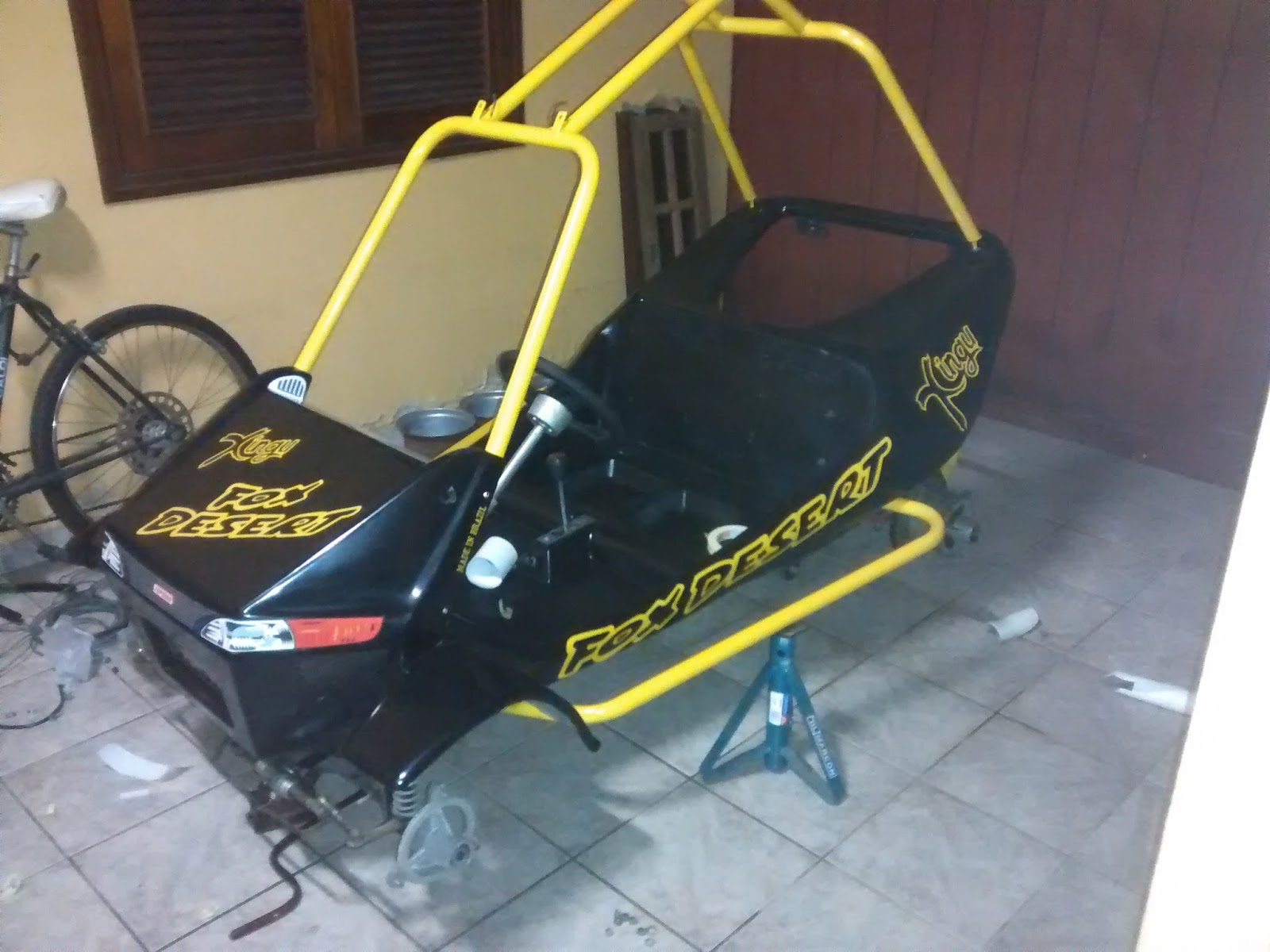 Asfalto Marcado MINI BUGGY FAPINHA SUPER XINGU PRETO AMARELO