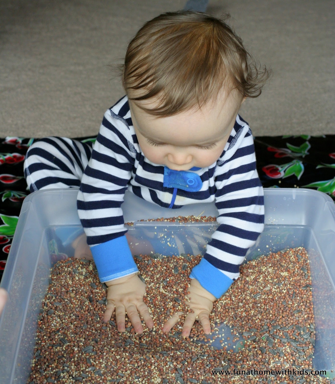 10+ Easy Sensory Bins/Tables for Babies, Toddlers, and Preschoolers