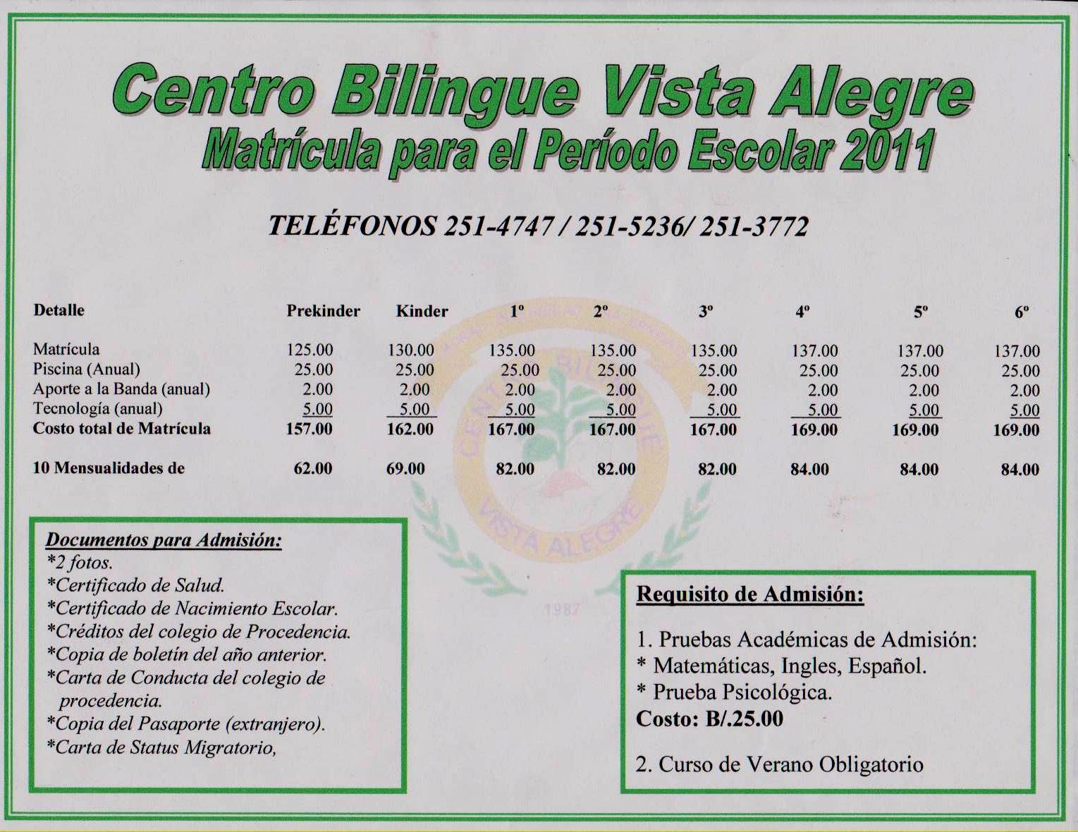 Escuela Bilingue Vista Alegre Arraijan