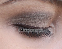 Basic smoky eye makeup with Urban Decay Smog and Darkhorse shadows