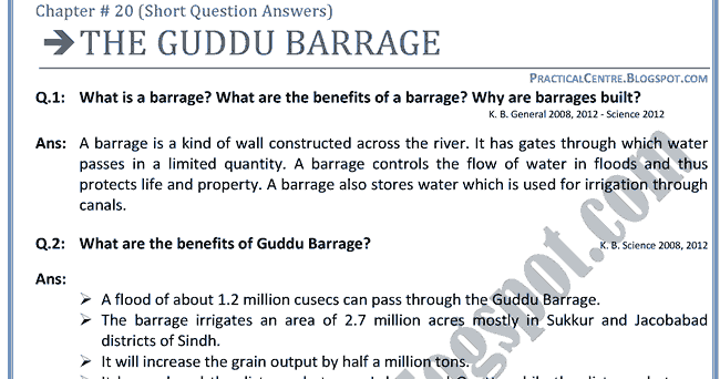 Guddu barrage built in image
