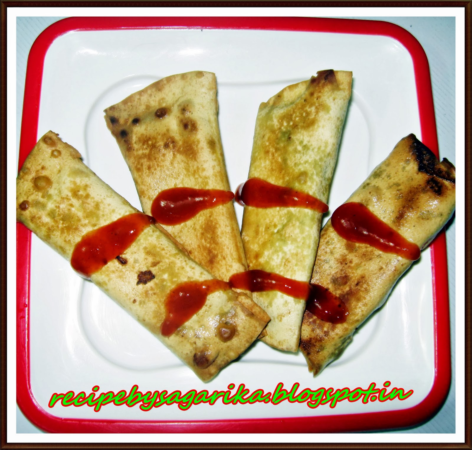 Kunmun's Delicious Kitchen CRISPY N SPICY PAPAD ROLL (DEEP FRY N