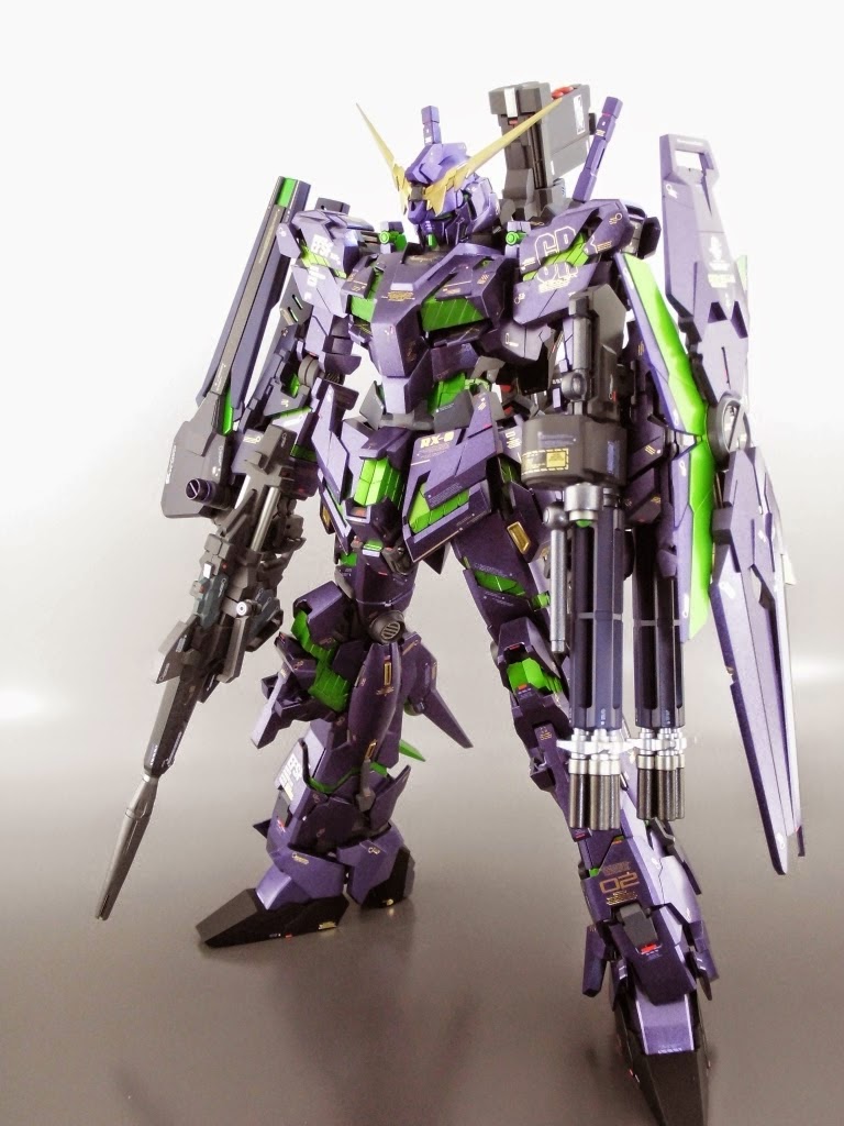 Mg 1 100 Gundam Unicorn 02 Banshee Gatling Gun Custom Build Gundam Kits Collection News And Reviews