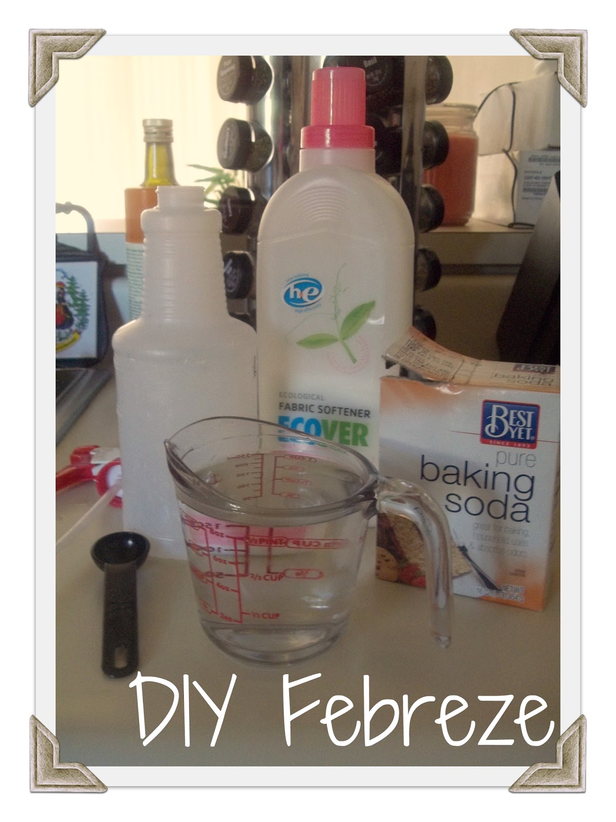 DIY Febreze Recipe Simply Beautiful Veg.
