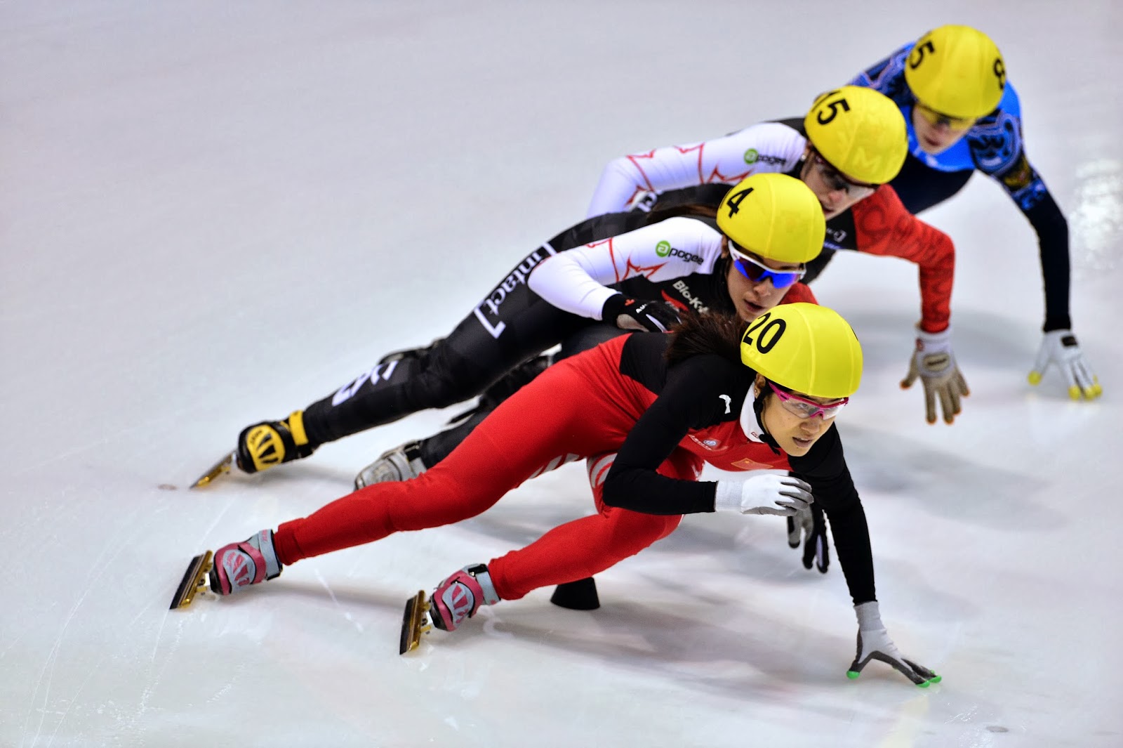 CanadaWomen's 500 meter race during the ISU World Cup Speed Skating