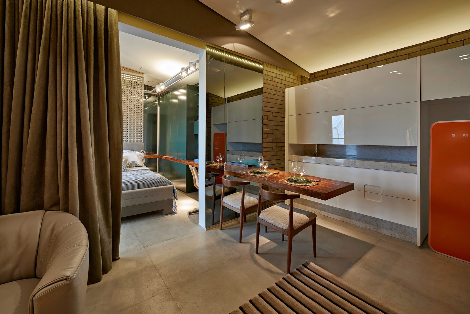 Dena interiores : loft casa cor mg