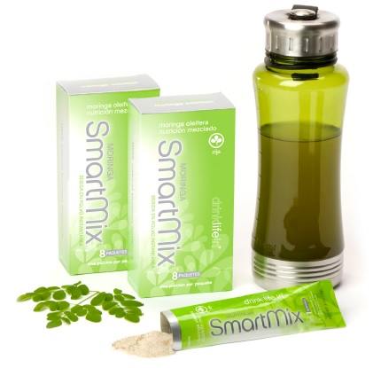 moringa de agua de vidro