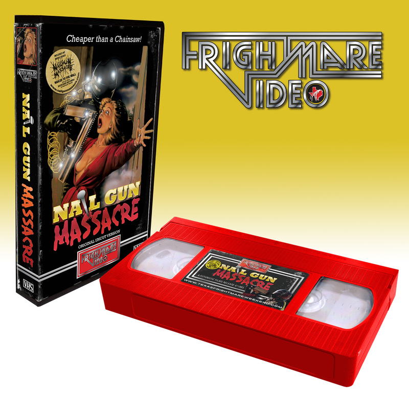 FrightMare Video's Retro Nail Gun Massacre Big Box Clam Shell Release