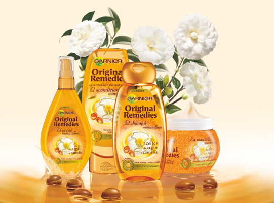 Garnier Original Remedies El champú maravilloso aceites de argán y camelia Garnier Original Remedies El champú maravilloso aceites de argán y camelia