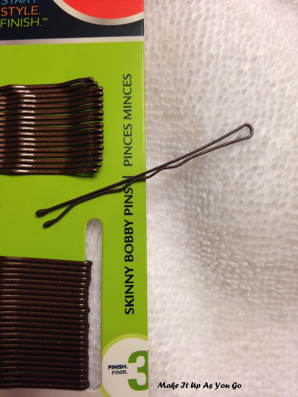 Make It Up As You Go Quickie Review Goody Skinny Bobby Pins