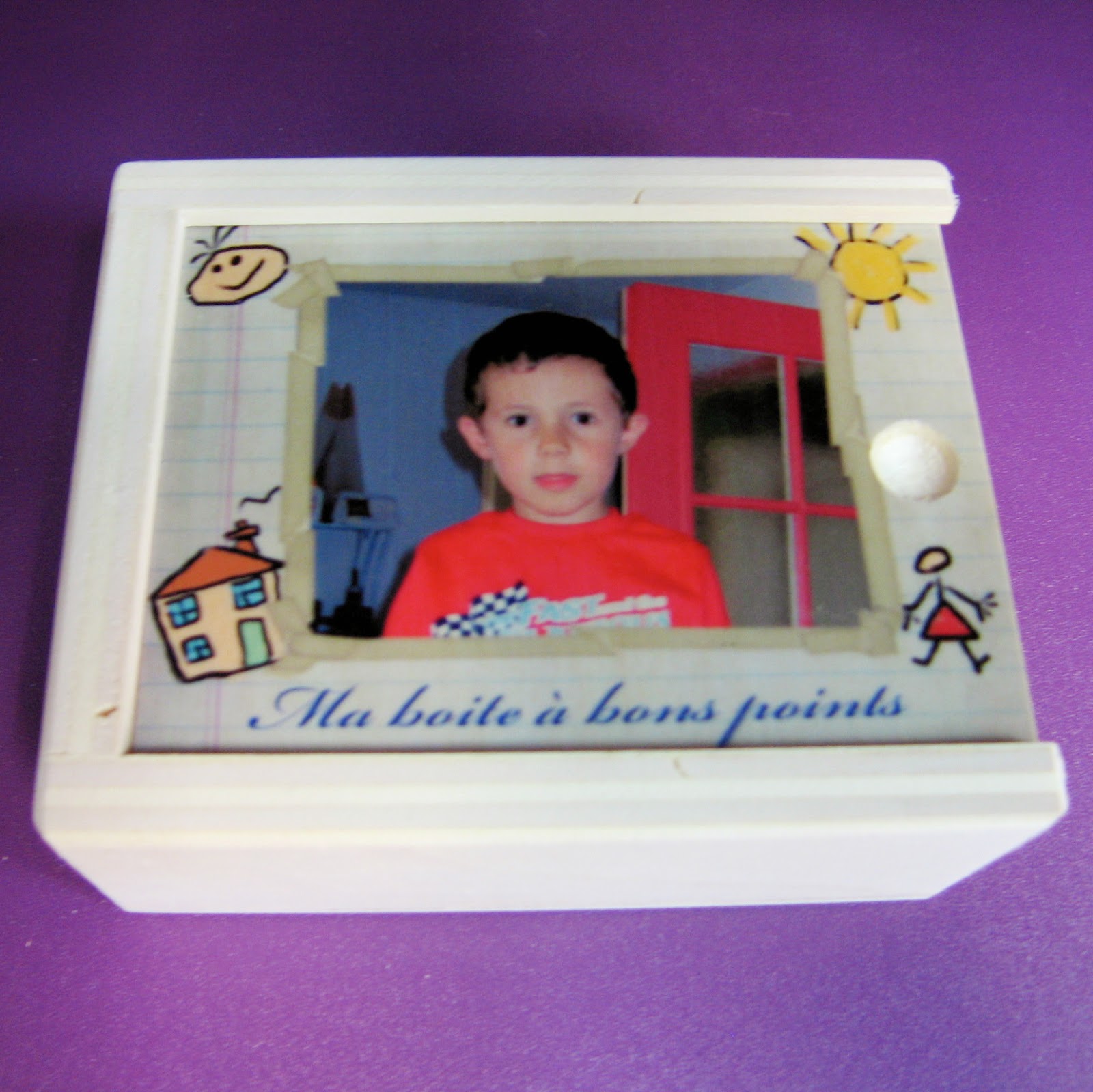 Boîte à Bons Points Métal Kawaii – Chien Mignon, Rangement Pratique Pour Cartes Et Petits Trésors