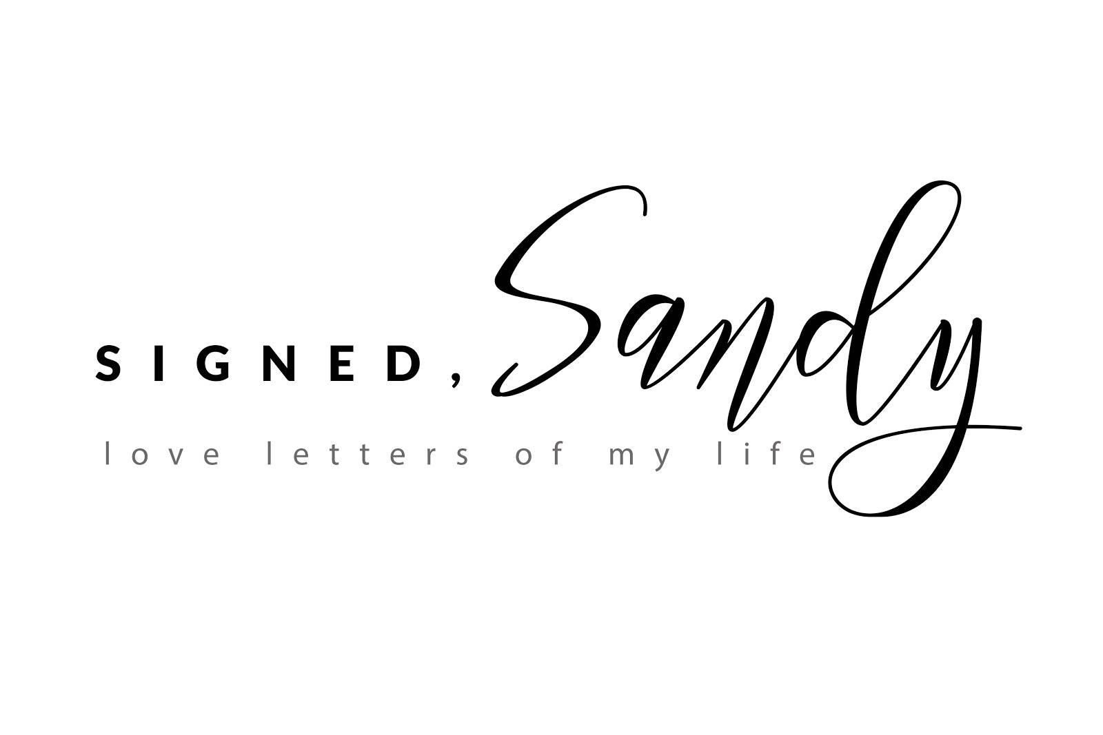 Signed Sandy