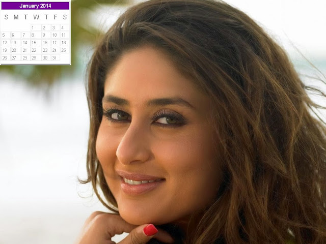 Kareena Kapoor Calendar 2014