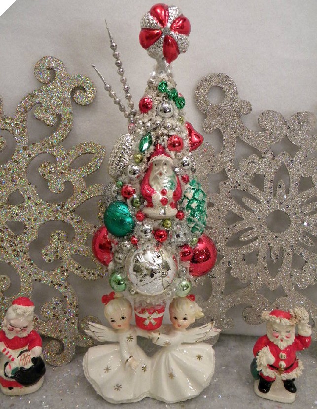 Ms Bingles Vintage Christmas Oh Bottle Brush Tree...Oh Bottle Brush Tree