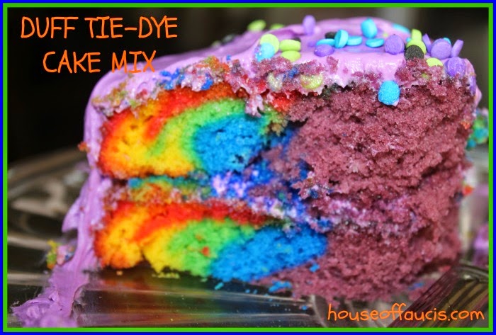 Duff Tie Dye Cake Mix Review Duff Tie Dye Cake Mix Review