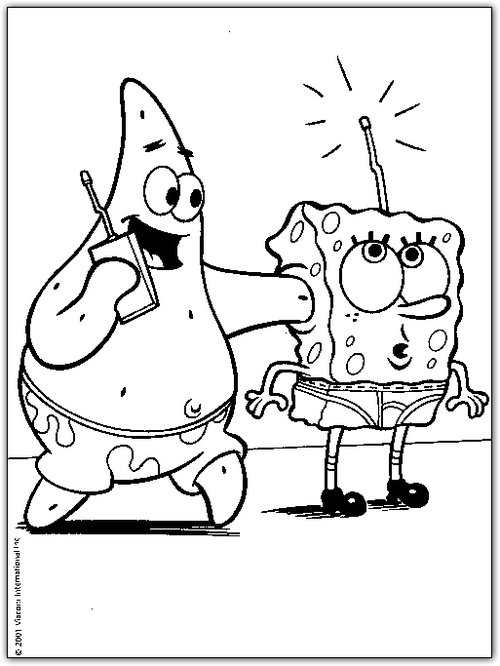 8 Spongebob and Patrick Coloring Pages >> Disney Coloring ...