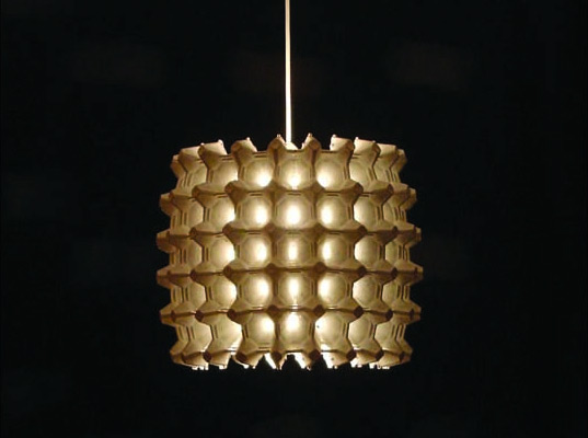 Egg-Carton Chandelier Egg-Carton Chandelier