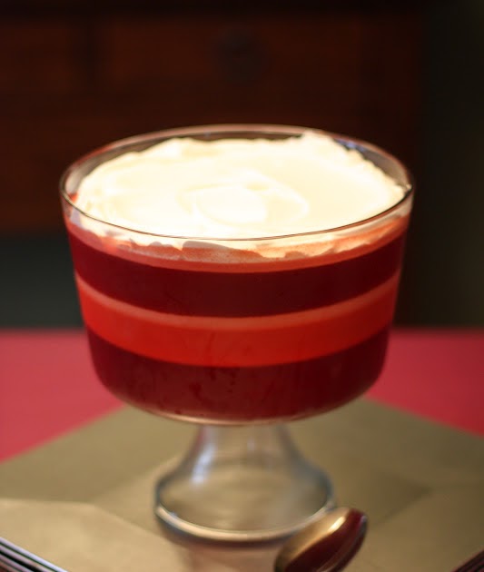 Bare Wooden Spoon Pink Raspberry Jello Trifle, “Beetalicious