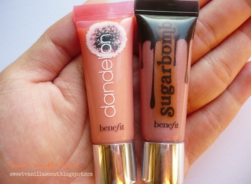 Tania's Blog Benefit Ultra Plush Lip Gloss Dandelion & Sugarbomb