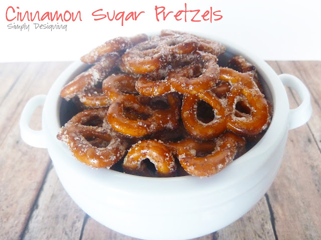 Cinnamon Sugar Pretzels #recipe #tastytreats #snack 