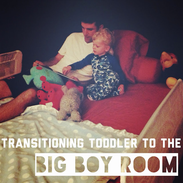 Transition toddler from nursery to new room and bed