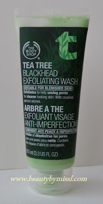 The Body Shop Tea Tree Blackhead Exfoliating Wash review