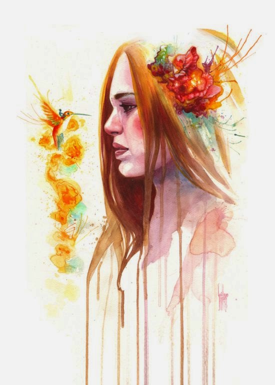 As belas pinturas em aquarela de Guillem Marí Guillem Marí guillembe deviantart pinturas aquarelas cores séries