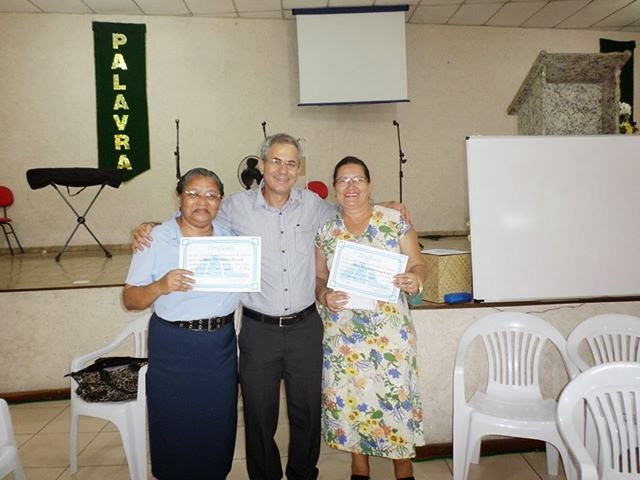 EU, O PROF. PAULO E A PRA. FÁTIMA